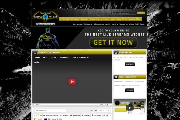 TheBatmanstream Live Sports Streaming Website