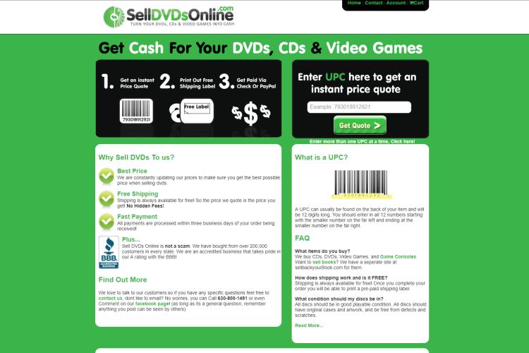 SellDVDs Online