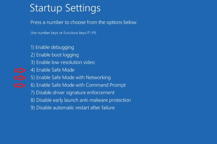 Safemode to fix Windows 10 will not boot