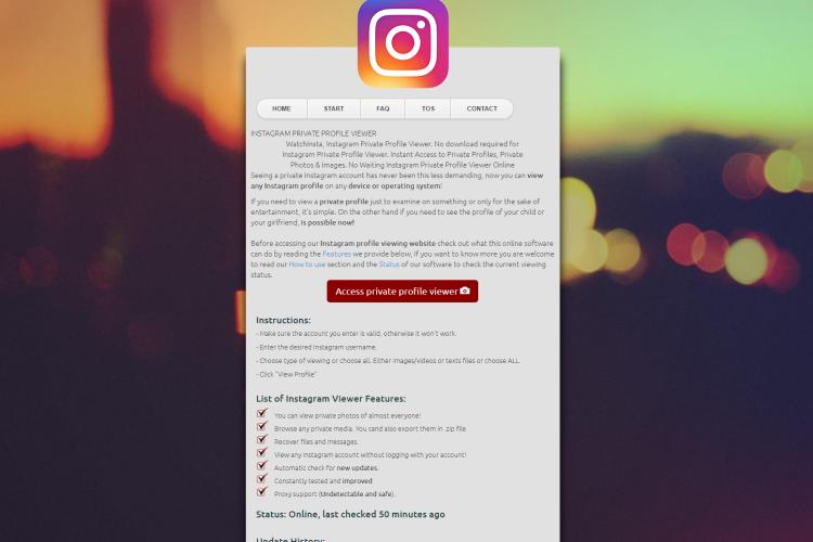 watchinsta view Instagram profiles privately