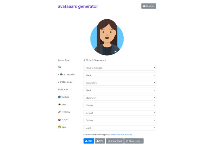 Avataaars Generator