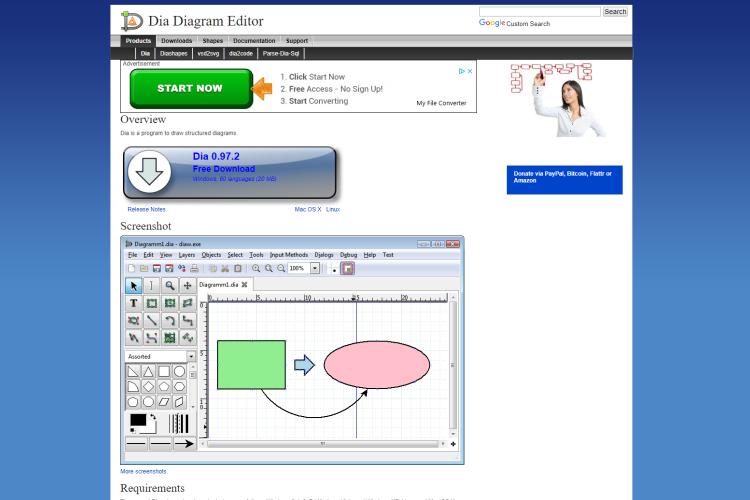 10+ Best Free MS Visio Alternatives: Dia