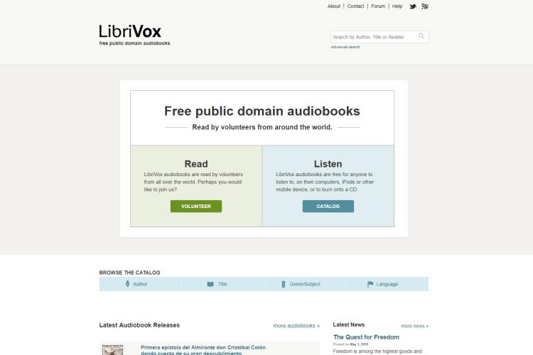 LibriVox – Site Link