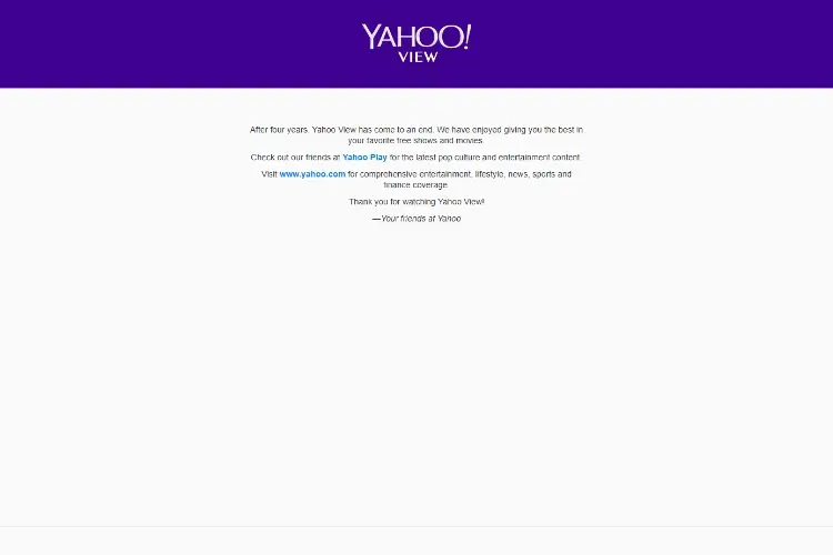 Yahoo View 