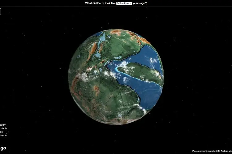 How The Earth Look  Like A Million Years Ago