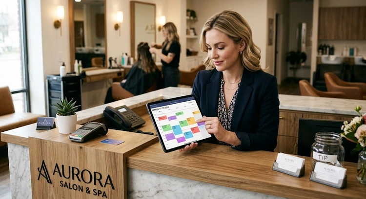 Best scheduling software for service businesses dashboard overview