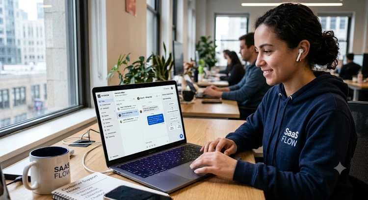 Intercom review customer messaging dashboard showing unified inbox and conversation threads