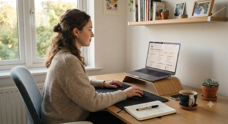 Notion review: workspace overview showing pages, databases, and sidebar navigation