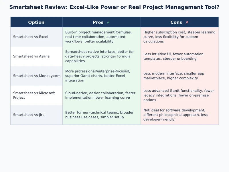 Smartsheet review: plan tier feature comparison chart