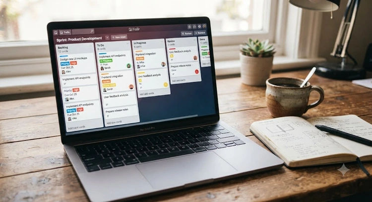 Trello vs Asana side-by-side interface comparison for small team project management